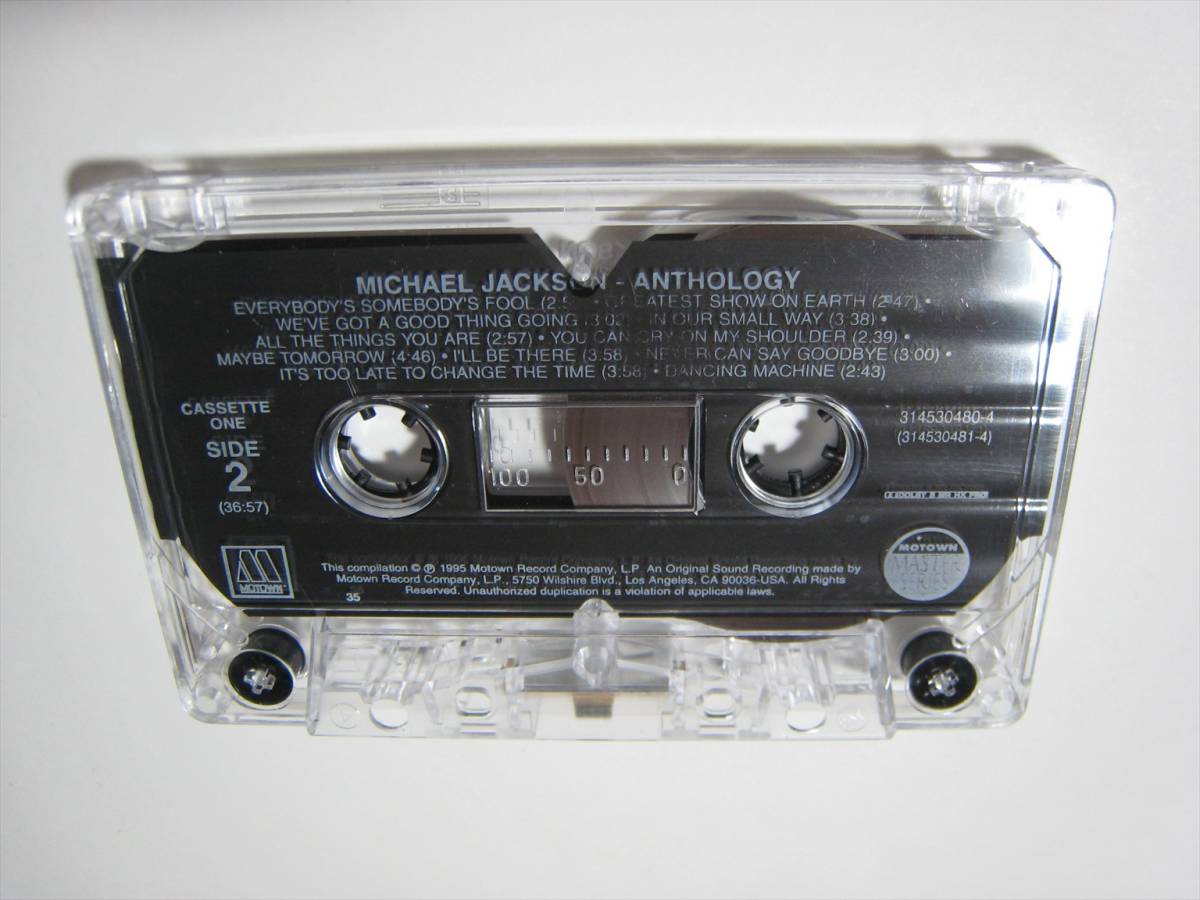 【カセットテープ】 MICHAEL JACKSON / ANTHOLOGY US版 2本組 マイケル・ジャクソン JACKSON 5_画像8