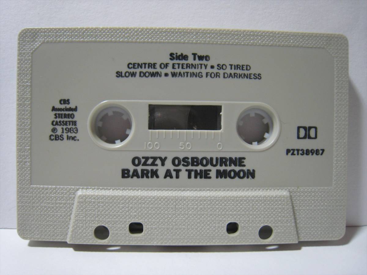 【カセットテープ】 OZZY OSBOURNE / BARK AT THE MOON US版 オジー・オズボーン 月に吠える JAKE E. LEE_画像6