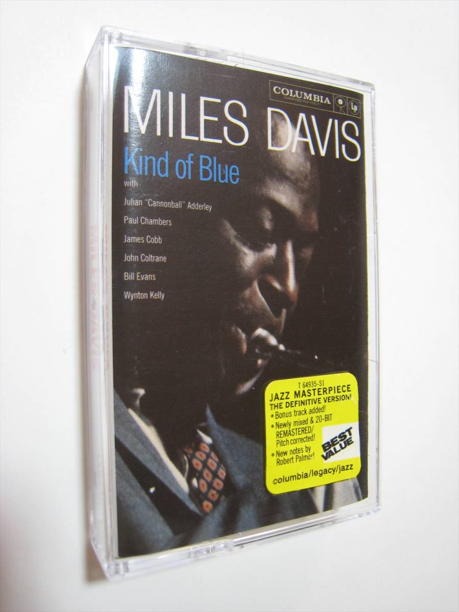 【カセットテープ】 MILES DAVIS / KIND OF BLUE US版 マイルス・デイビス カインド・オブ・ブルー ボーナス1曲入_画像1