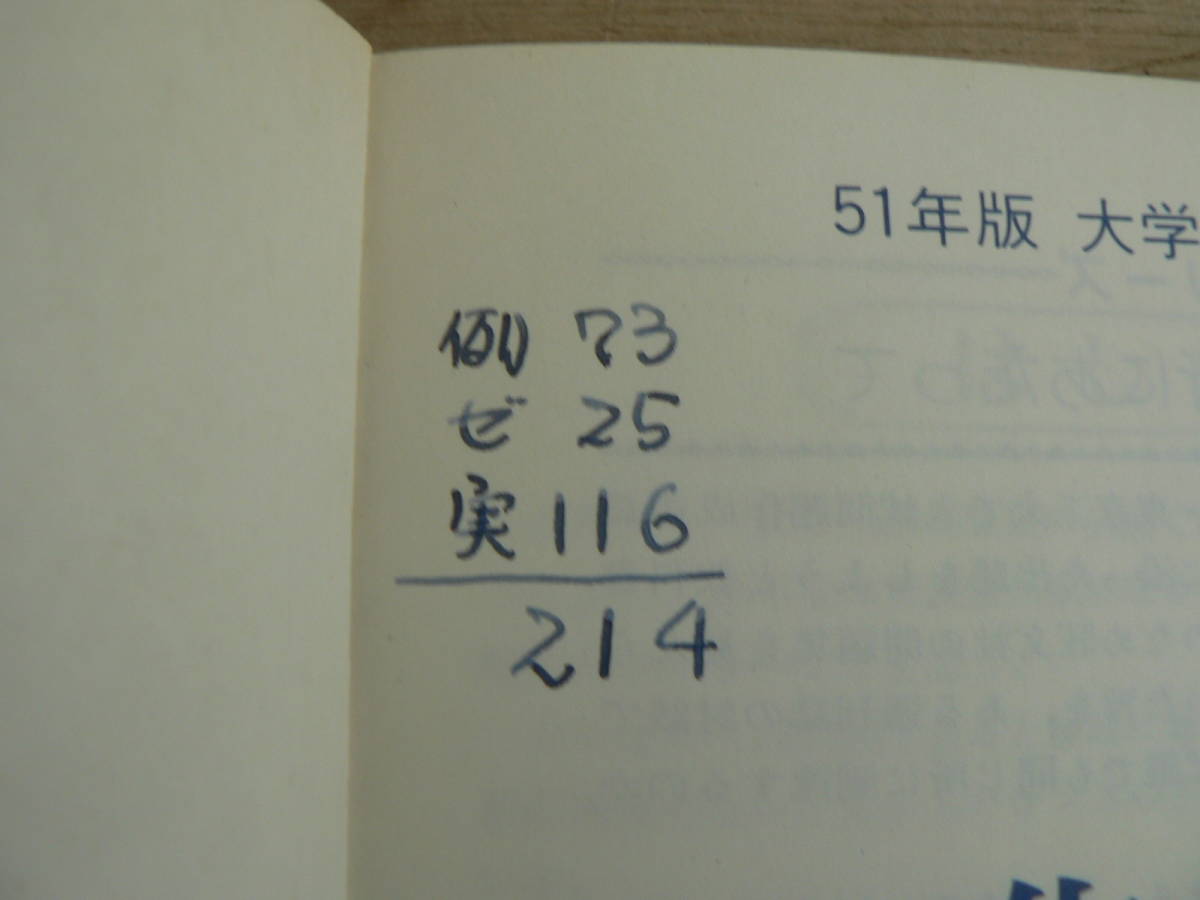 傾向と対策 51年版 大学入試対策シリーズ9 化学ⅠⅡ 旺文社 1975_画像10