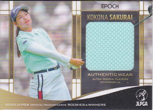 櫻井心那 23 EPOCH JLPGA ROOKIES&WINNERS #280 ウェア 女子プロゴルフ_画像1