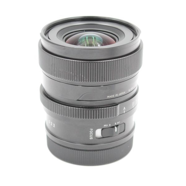 ★美品★ SIGMA シグマ 20mm F2 DG DN Contemporary L用 ブラック_画像3