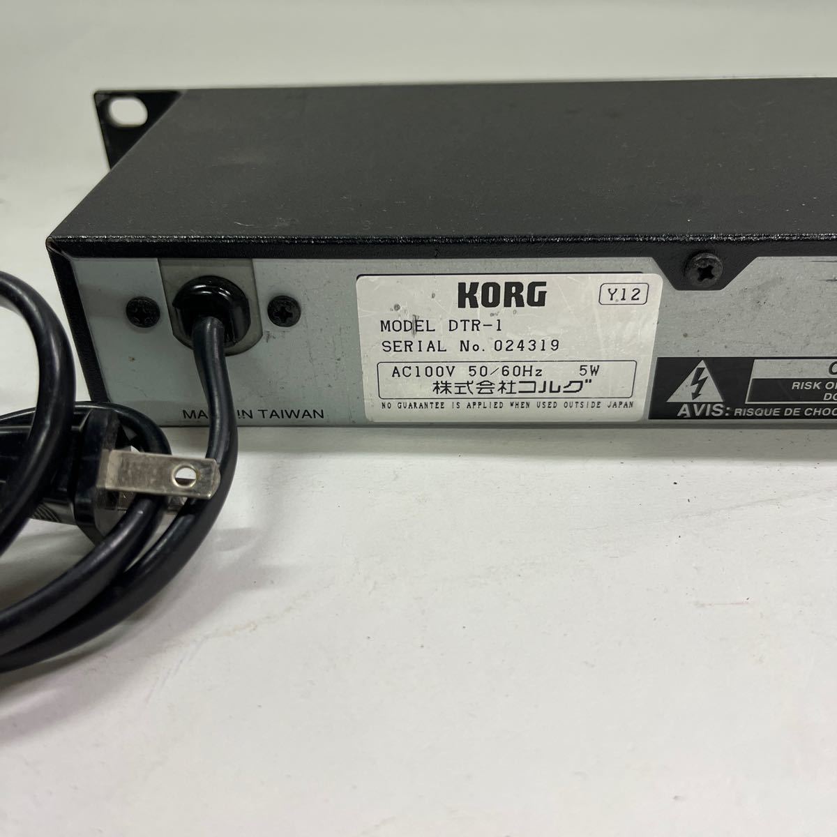 KORG コルグ チューナー DTR-1 中古品_画像8