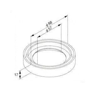 【TOTO】 トイレ密結パッキン 取り替えパーツ TH91540E 新品_画像3