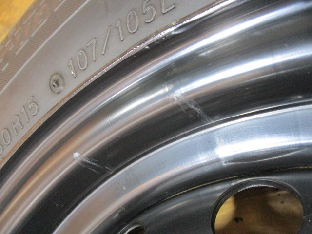 トヨタ 200系 ハイエース 純正 スチールホイール スタッドレス 4本セット 6H-139.7 15インチ 195/80R15 107/105L LT ヨコハマ_画像10