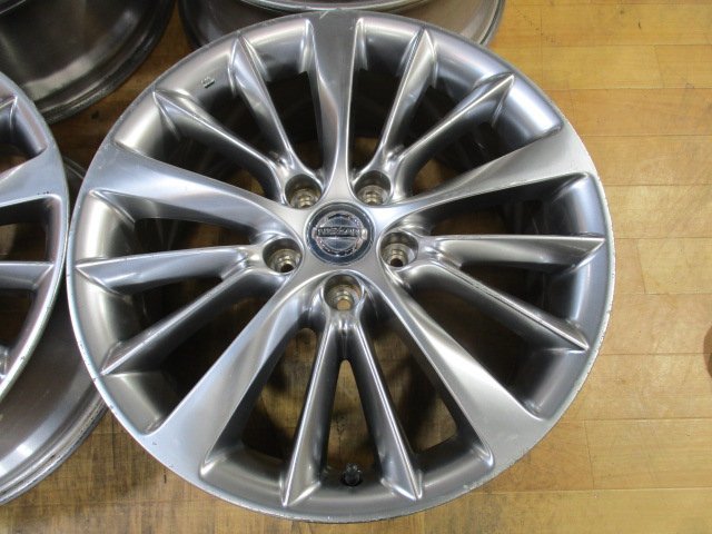 日産 V37 スカイライン 純正 ホイール 4本 18インチ 7.5J V36 日産 V37 スカイライン 純正 ホイール 4本 18インチ 7.5J V36