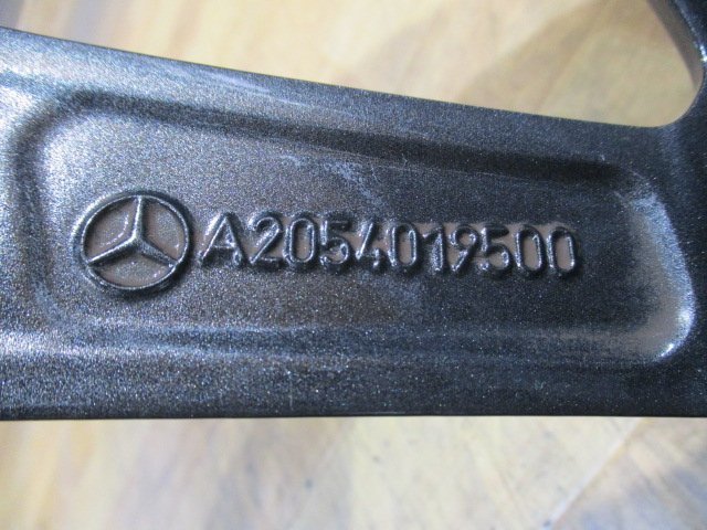 AMG メルセデス ベンツ Cクラス W205 純正 フロント ホイール 1本 5H-112 18インチ 7.5J+44 品番：A2054019500_画像3