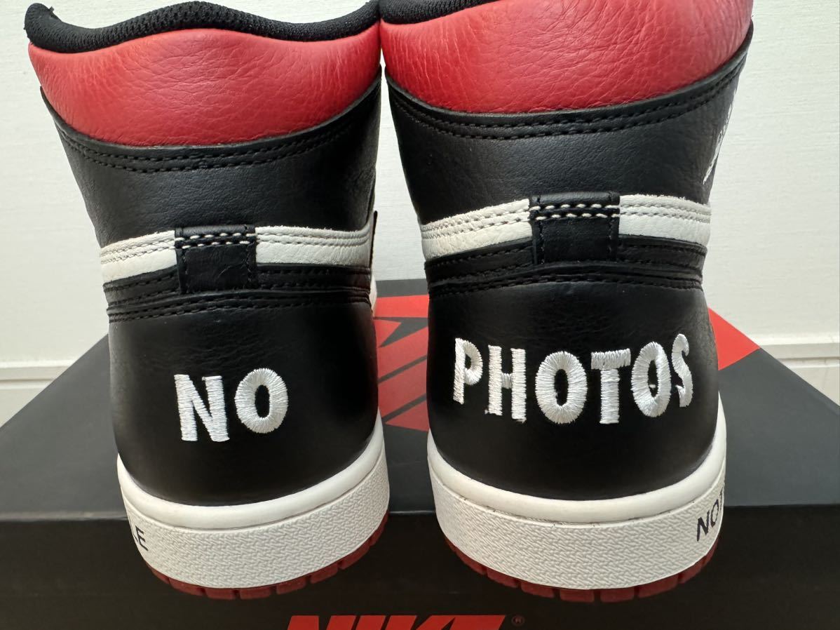 新品 NIKE ナイキ AIR JORDAN 1 エアジョーダン1 RETRO HIGH OG NRG 861428 106 セイル ブラック バーシティレッド NOT FORRESALE リセール_画像2