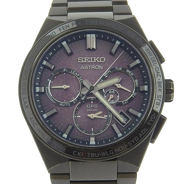 1円 gg SEIKO セイコー アストロン メンズ 電波ソーラー 腕時計 5X53-0BW0_画像1