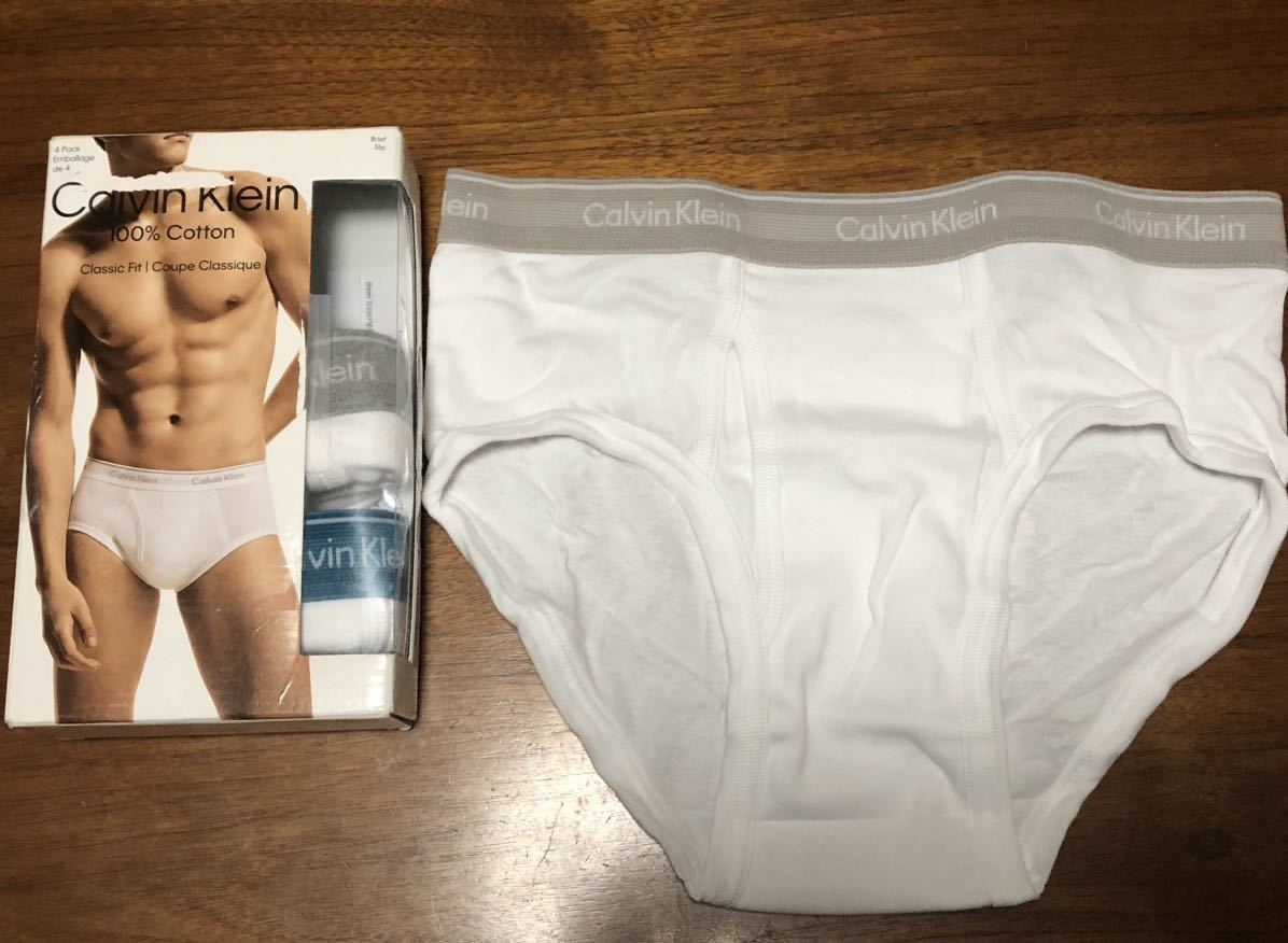 カルバンクライン Calvin Klein ブリーフ CLASSIC FIT 前開き サイズS（日本サイズM）8384_画像1