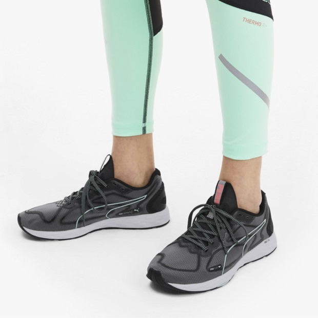  Puma Speed 300 Racer 2 regular price 13750 jpy 25cm black / green SPEED 300 RACER 2 WNS lady's running shoes 