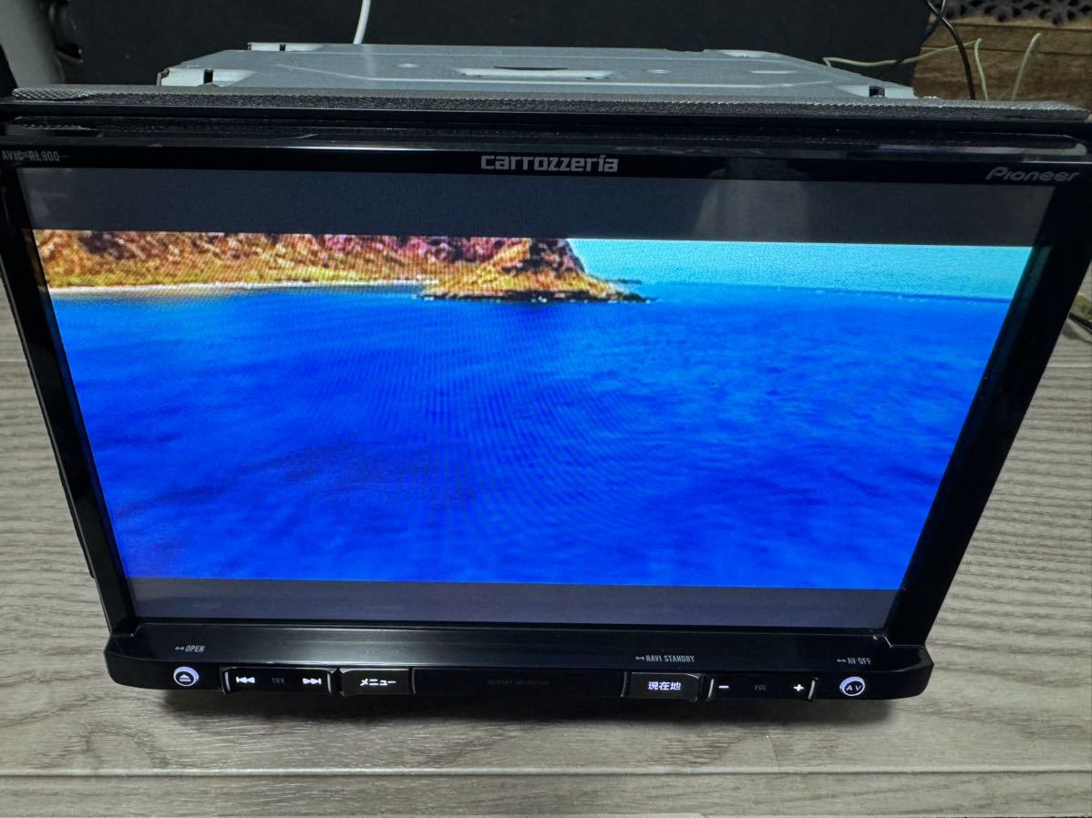 送料無料 即決 カロッツェリア AVIC-RL900zp メモリーナビ スバル純正 8インチ フルセグ Bluetooth DVD 2019年度版 USB CD SD 録音 地デジ_画像4