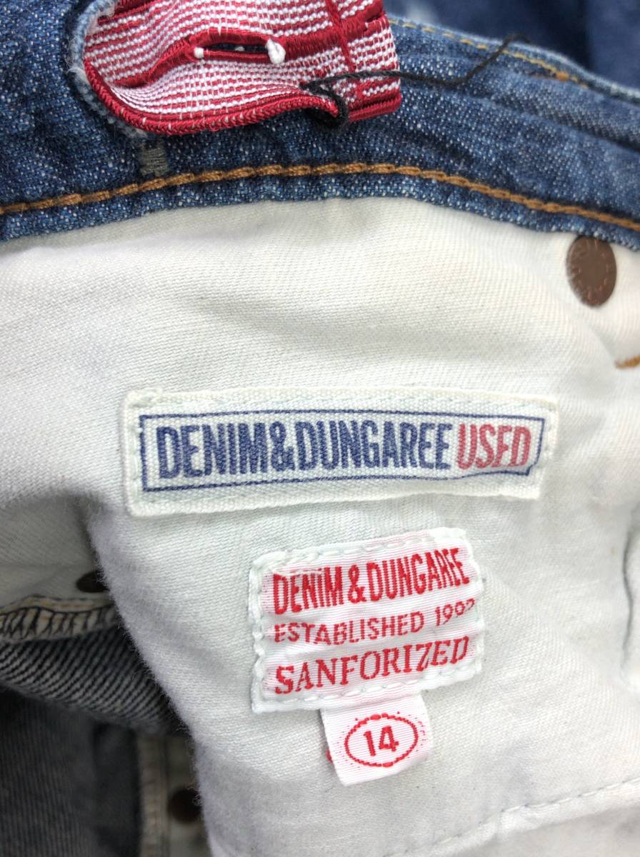 DENIM DUNGAREE ジーンズ デニムパンツ サイズ14 ブルー系 DENIM&DUNGAREE デニム&ダンガリー 24011003_画像5