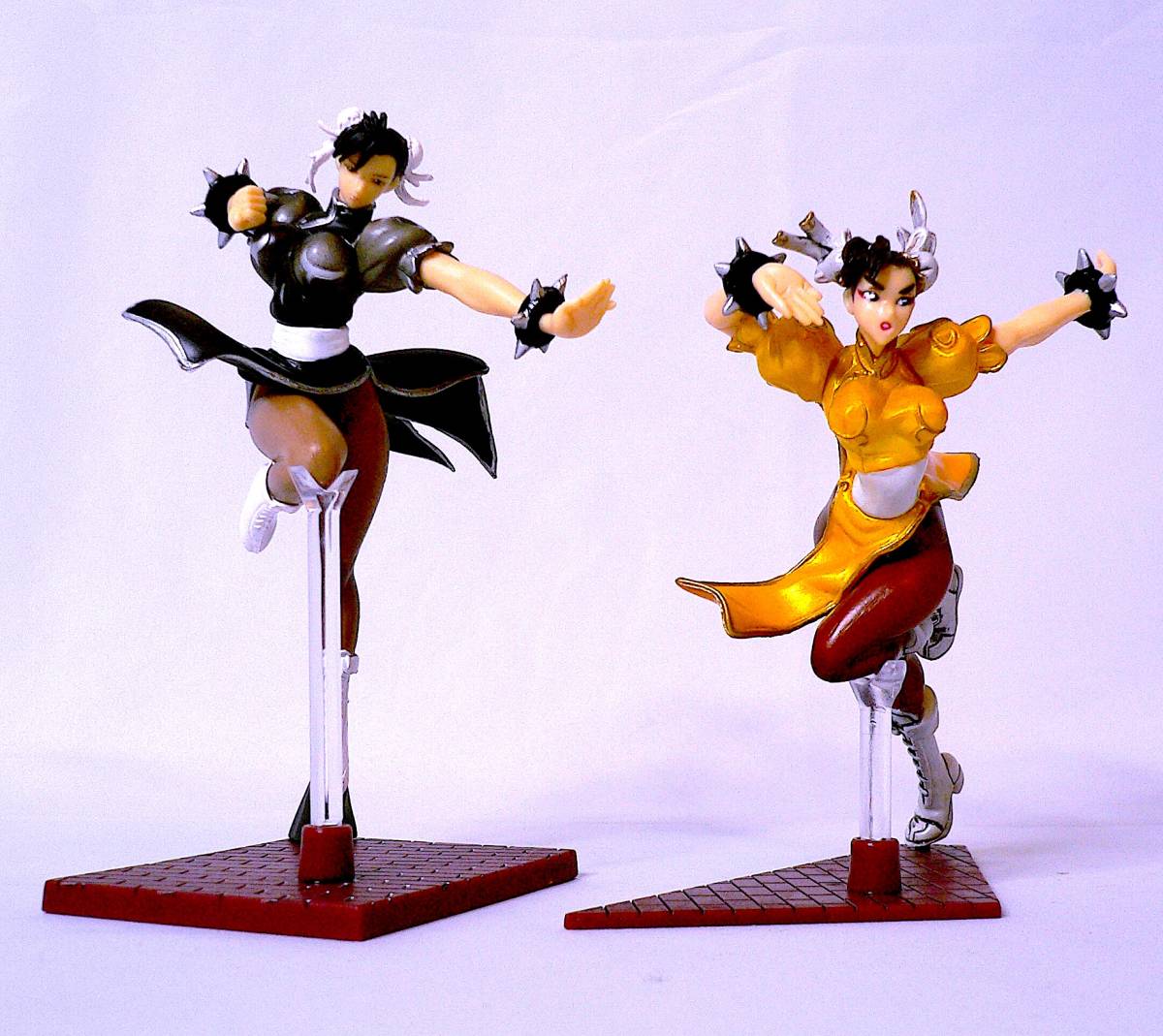 やまと 春麗＆キャミー リペイントver. Street Fighter 2 カプコンフィギュアコレクション 塗装済完成品 5種まとめ売り 全高約15cm 箱なし_画像2