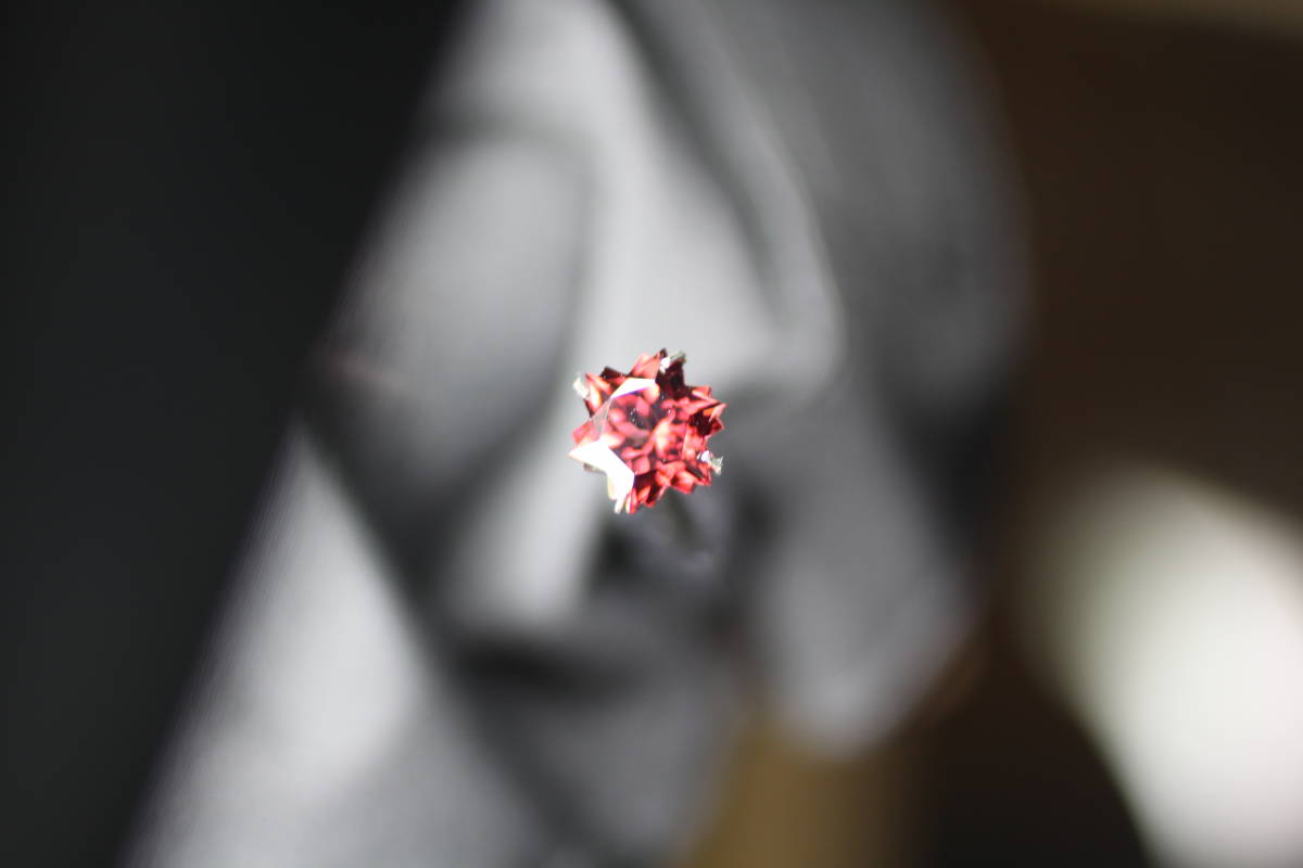 【第1位獲得!】 9180円 <「薔薇」と「雪の結晶」がコラボレーション ガーネット