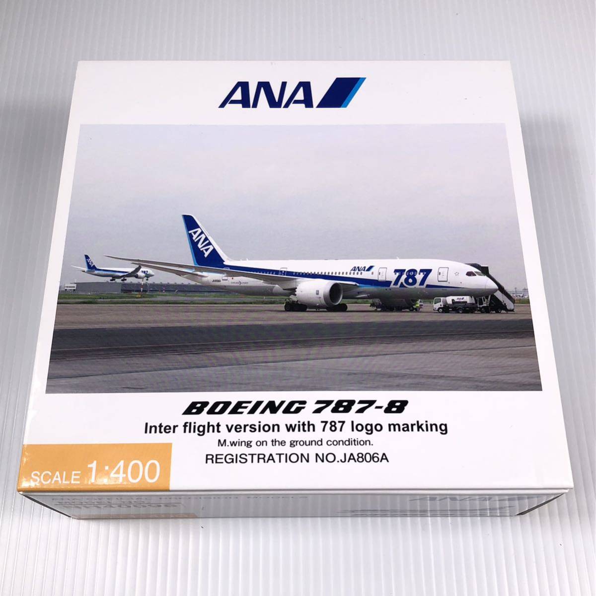 1/400 ボーイング787-8 ANA 【787ロゴ 国際線仕様機】BOEING 飛行機 航空機 模型 NH40098_画像1