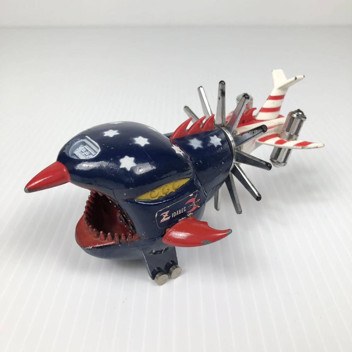 タカトク アクマイザー3 空飛ぶ戦艦 ザイダベック号 Zキャラクター 超合金 当時物【ジャンク】_画像1