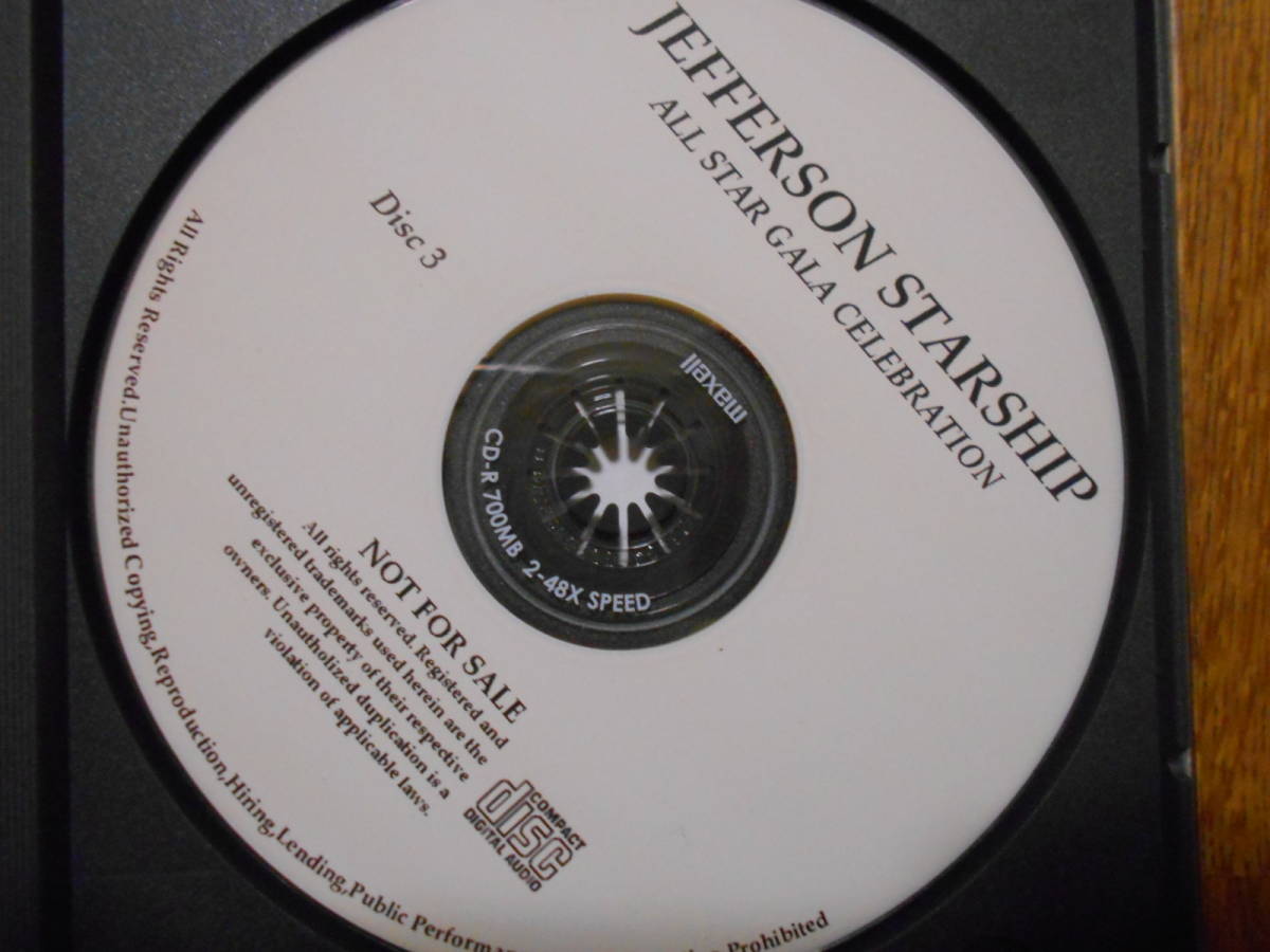３枚組未使用【 Jefferson Starship All Star Gala Celebration Paul Kantner’s 70th Birthday All Star Gala 2011 】Jefferson Airplane_画像9