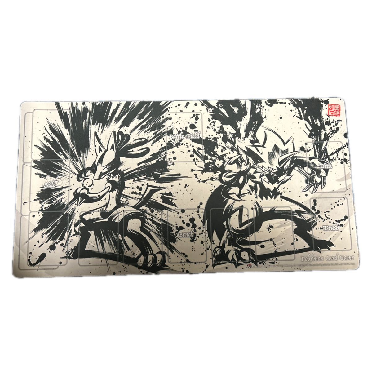 墨絵列伝 プレイマット ルカリオ&ゼラオラ|Yahoo!フリマ(旧 墨絵列伝 プレイマット ルカリオ&ゼラオラ|Yahoo!フリマ(旧