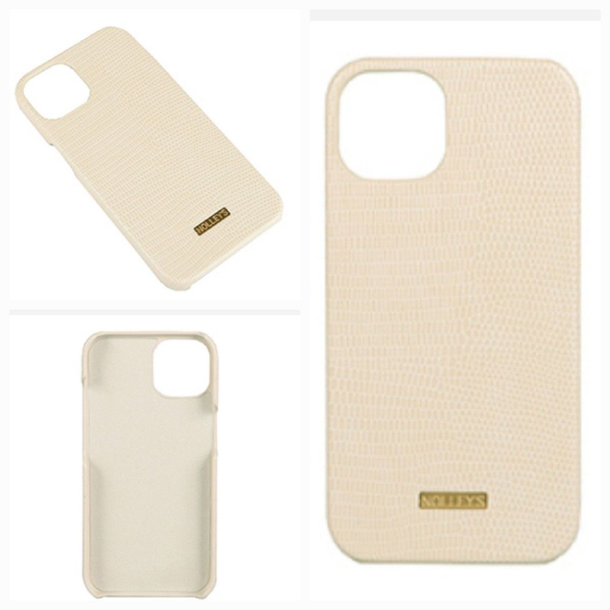 NOLLEY'S Croco Style Leather SHELL CASE for iPhone 13 カバー　ノーリーズ　