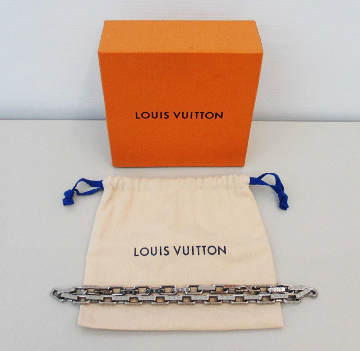 ☆LOUIS VUITTON ルイ・ヴィトン ネックレス・チェーン モノグラム コリエ チェーン M00307 LE0281の画像1