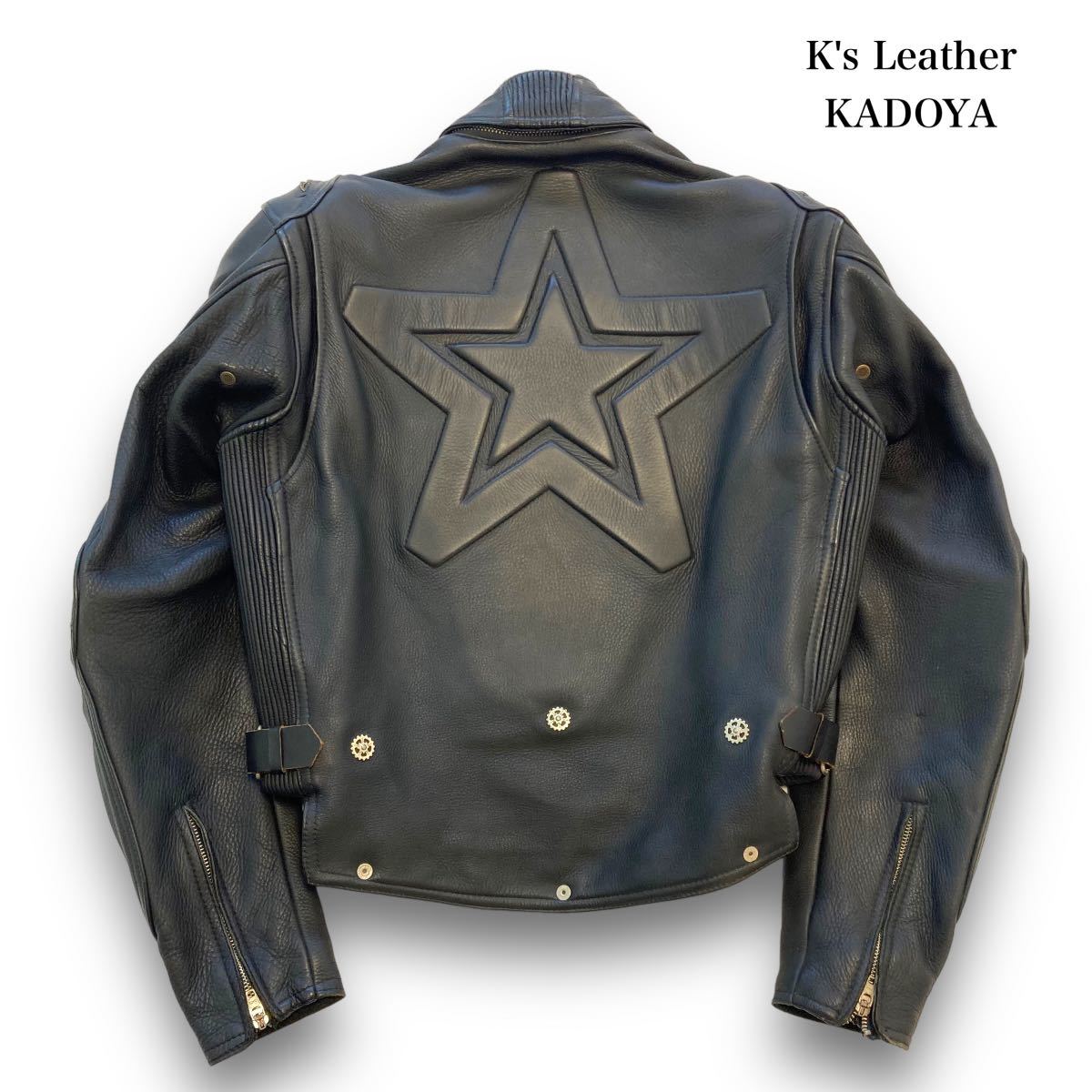 KADOYA】カドヤ K's LEATHER BLACKSTAR ブラックスター レザー KADOYA】カドヤ K's LEATHER BLACKSTAR ブラックスター レザー