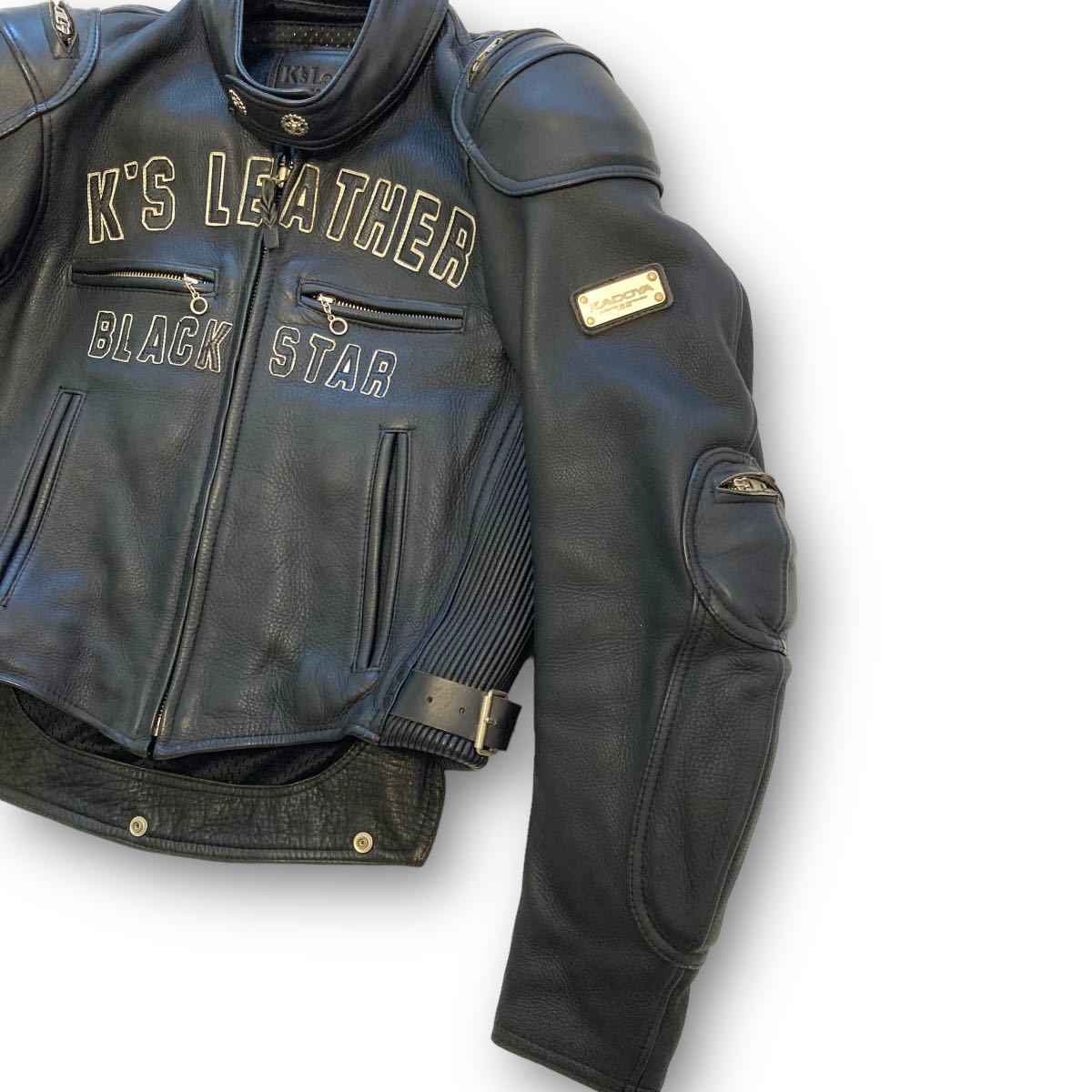 KADOYA】カドヤ K's LEATHER BLACKSTAR ブラックスター レザー KADOYA】カドヤ K's LEATHER BLACKSTAR ブラックスター レザー