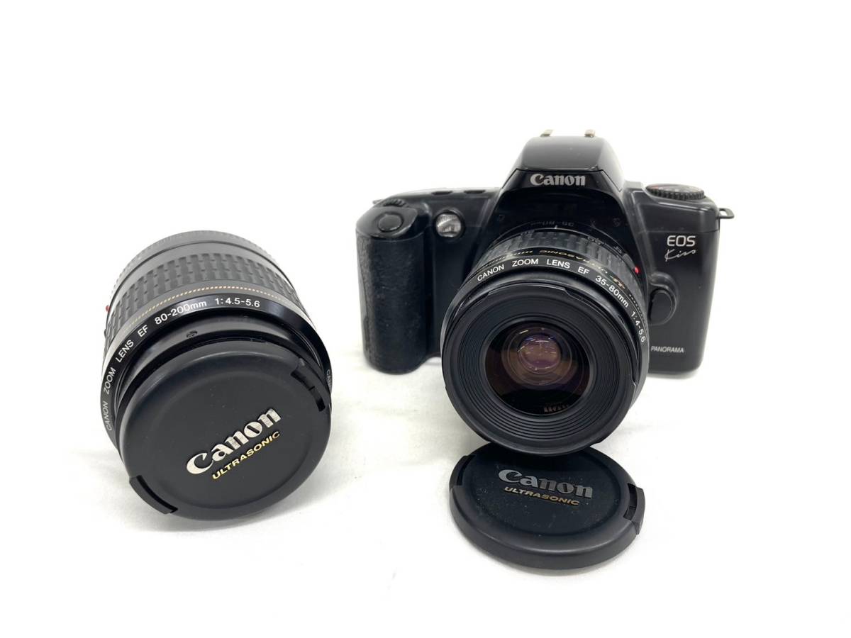D6660*1.2　Canon　キャノン　EOS　KISS　PANORAMA　パノラマ　ZOOM LENS EF 80-200㎜/35-80㎜　一眼レフ　フィルムカメラ_画像1