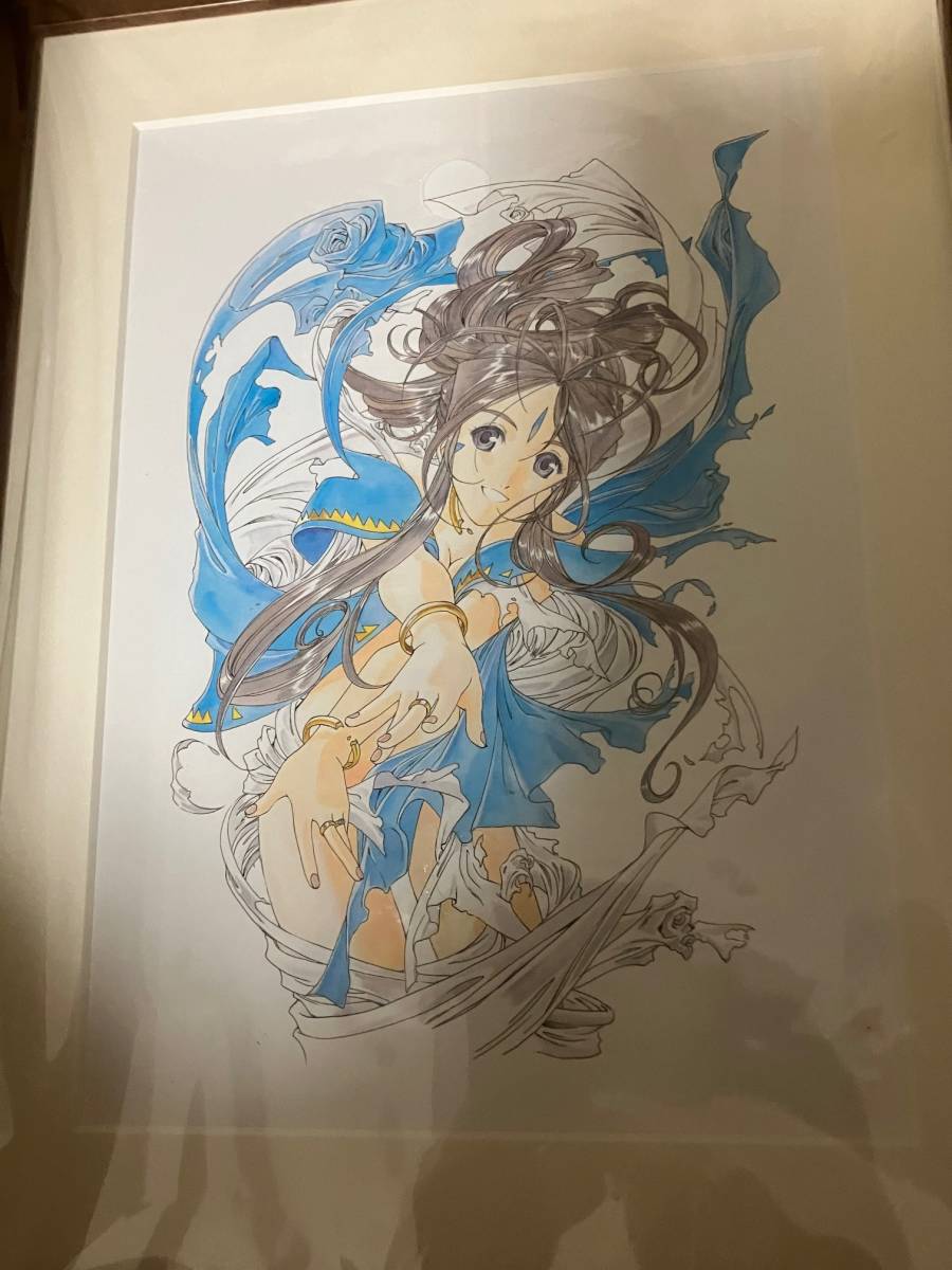 藤島康介原画展 ああっ女神さまっ ベルダンディー 複製原画 未使用_画像3