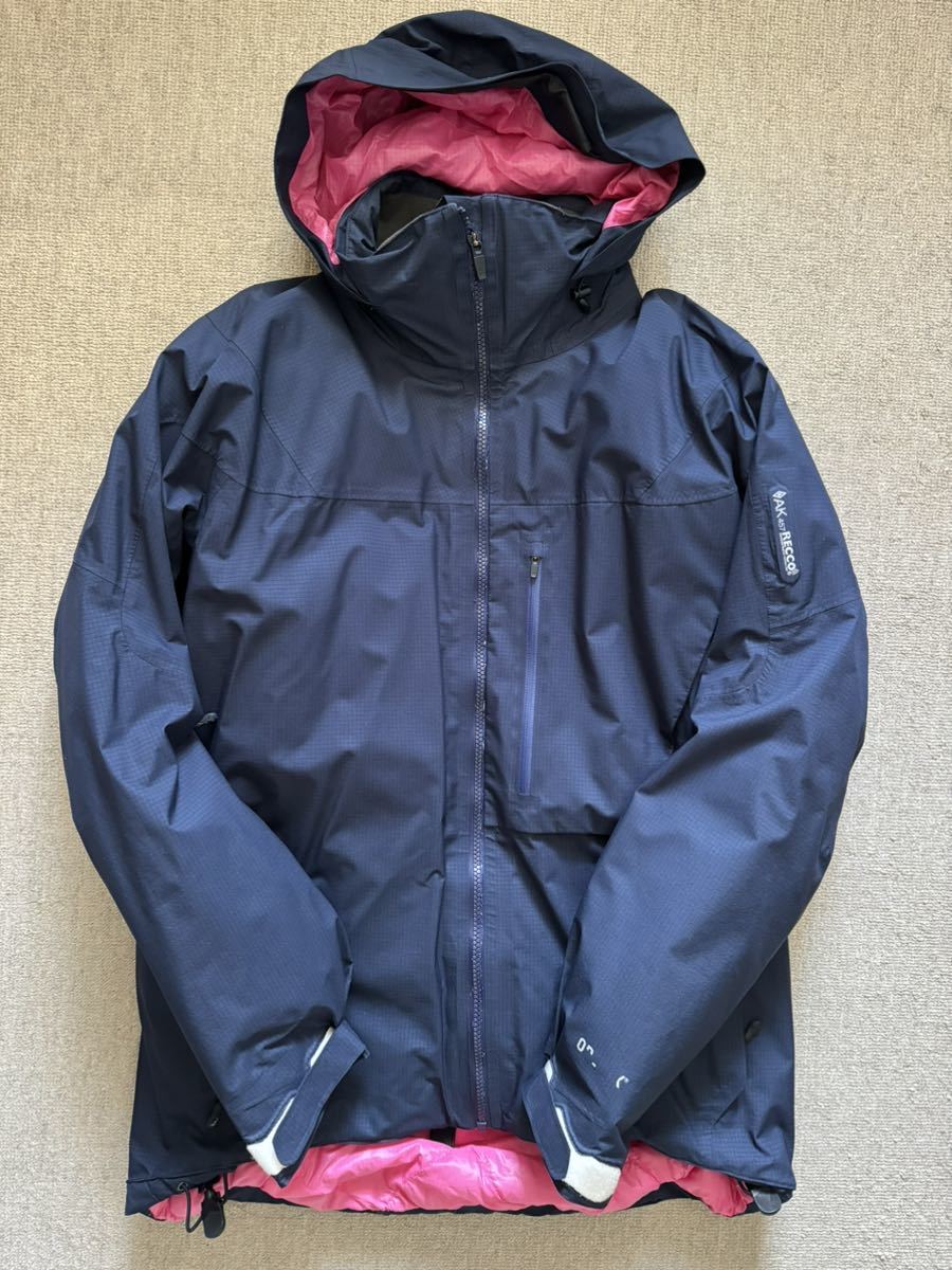 Burton AK457 GORE-TEX Light Weight Down Mサイズ バートン ゴアテックス ライト ダウンジャケット 藤原ヒロシ ネイビー 紺色_画像1