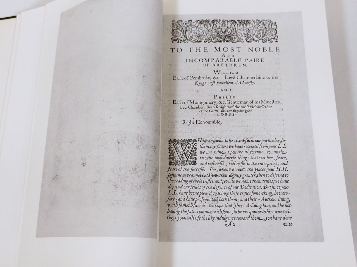 366-D20/【洋書】The First Folio of Shakespeare/Charlton Hinman/影印本/チャールトン・ヒンマン シェイクスピア ファースト・フォリオ - 海外古典 366-D20/【洋書】The First Folio of Shakespeare/Charlton Hinman/影印本/チャールトン・ヒンマン シェイクスピア ファースト・フォリオ - 海外古典