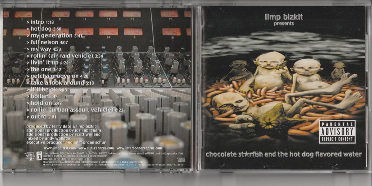 CD Limp Bizkit - Chocolate Starfish & The Hot Dog Flavored Water_画像1