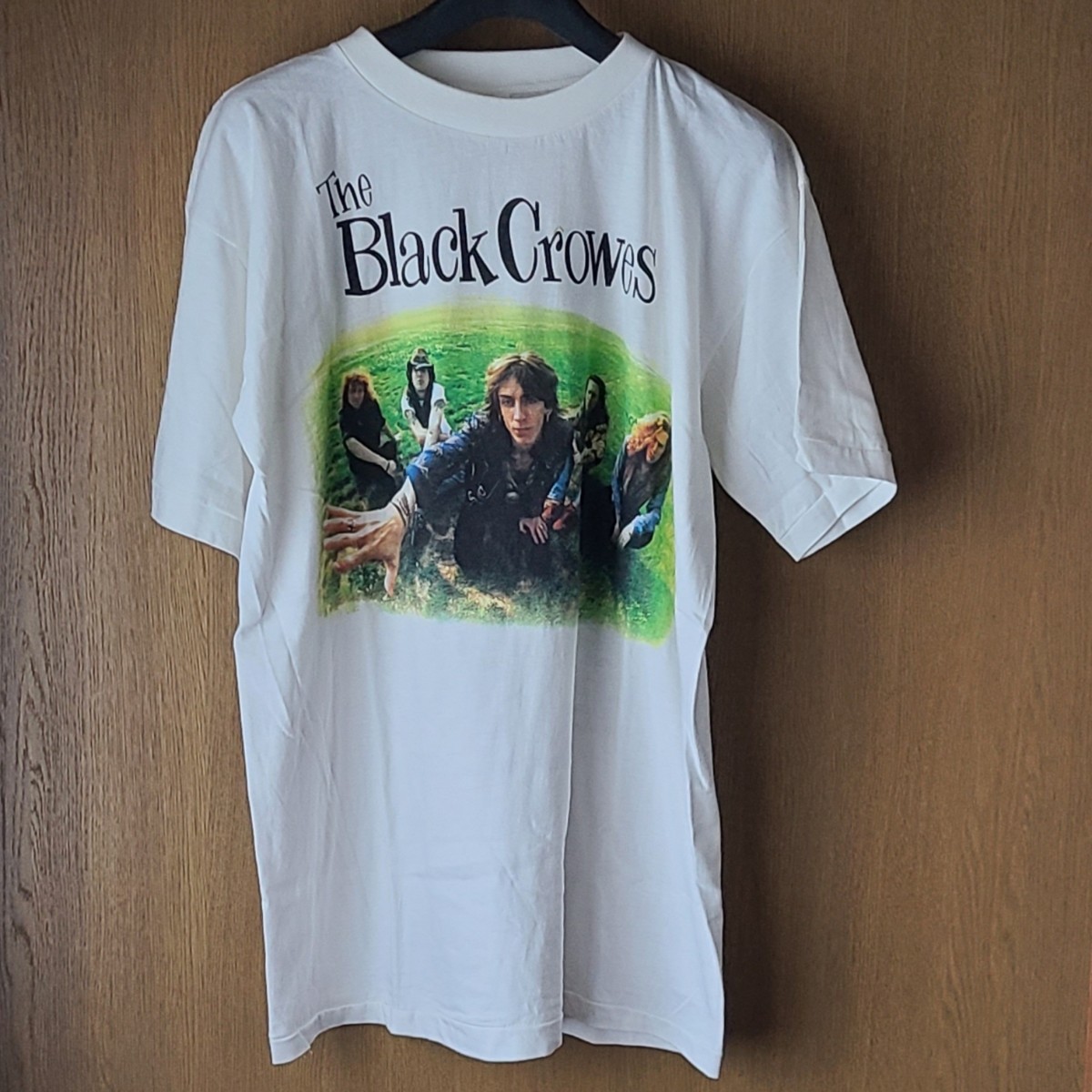 ブラック・クロウズ The Black Crowes【SHAKE YOUR MONEY MAKER ヨーロッパ・ツアー Tシャツ 1991年】Lサイズ ヴィンテージ 未使用/中古