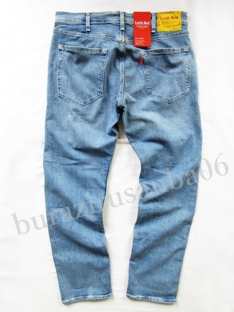 W32 未使用 定価13,200円 リーバイス レッド Levi's Red 502 テーパード デニムパンツ ジーンズ 程よいストレッチ 涼しげライトブルー_画像6