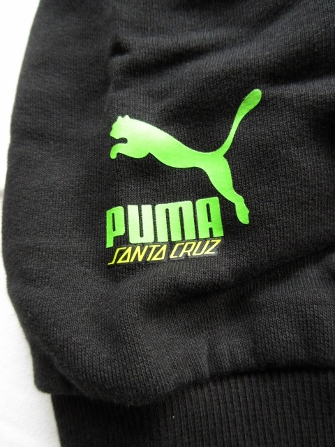 未使用 定価10,450円 プーマ PUMA X SANTA CRUZ HOODIE サンタクルーズ コラボ スウェット パーカー フーディー 黒 US/M L相当 ゆるめ_画像5