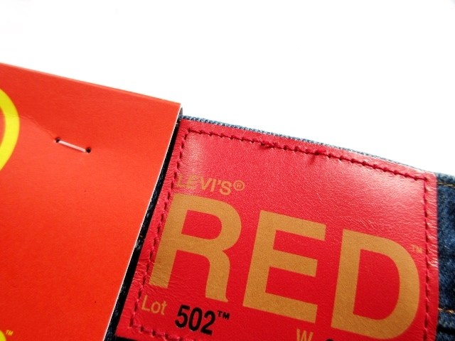 W30 未使用 定価14,300円 LEVI'S RED リーバイス レッド 502 TAPER ストレッチ テーパード デニムパンツ ジーンズ メンズ A26870001 _画像10