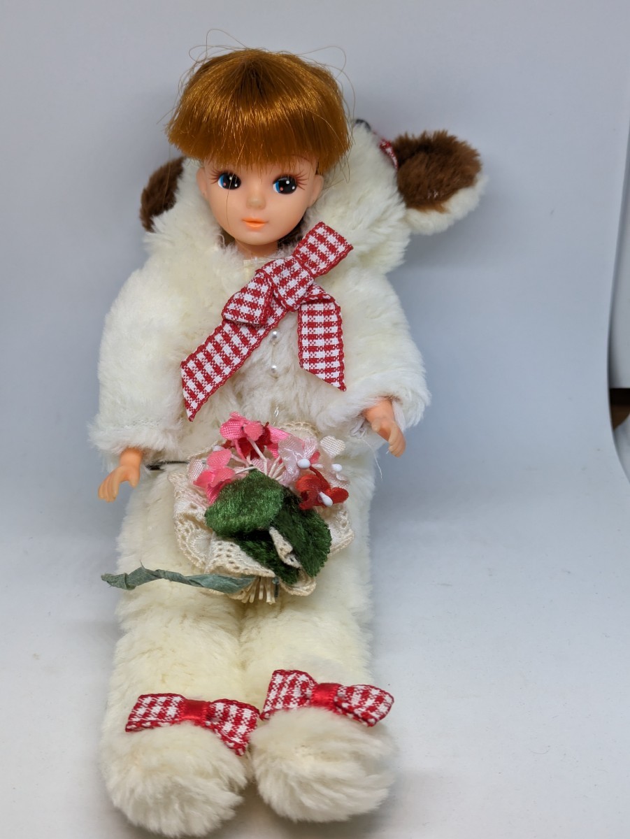バンダイ チャーミーツイン アンナのファンタジーフィールド ベイビーベアー 着ぐるみ 着せ替え人形 人形 ドール 白色_画像3