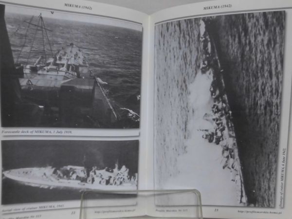 洋書 日本海軍重巡洋艦 三隈 資料本 PROFILE MORSKIE 115 The Japanese Heavy Cruiser MIKUMA 1942 Firma Wydawniczo-Handlowa発行[1]D0884_画像10