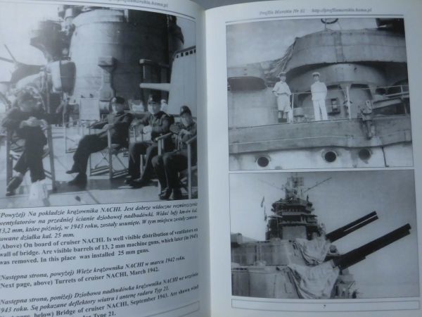 洋書 日本海軍重巡洋艦 那智 資料本 PROFILE MORSKIE 61 The Japanese Heavy Cruiser NACHI Firma Wydawniczo-Handlowa発行[1]D0883_画像4