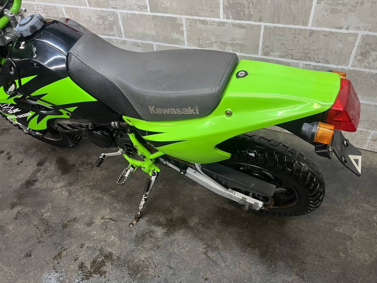 カワサキ　KAWASAKI　KSR80　MX080B　販売証明書有り　場内走行確認済み　始動動画有り　売り切り　未整備　現状車　バンガレ_画像10