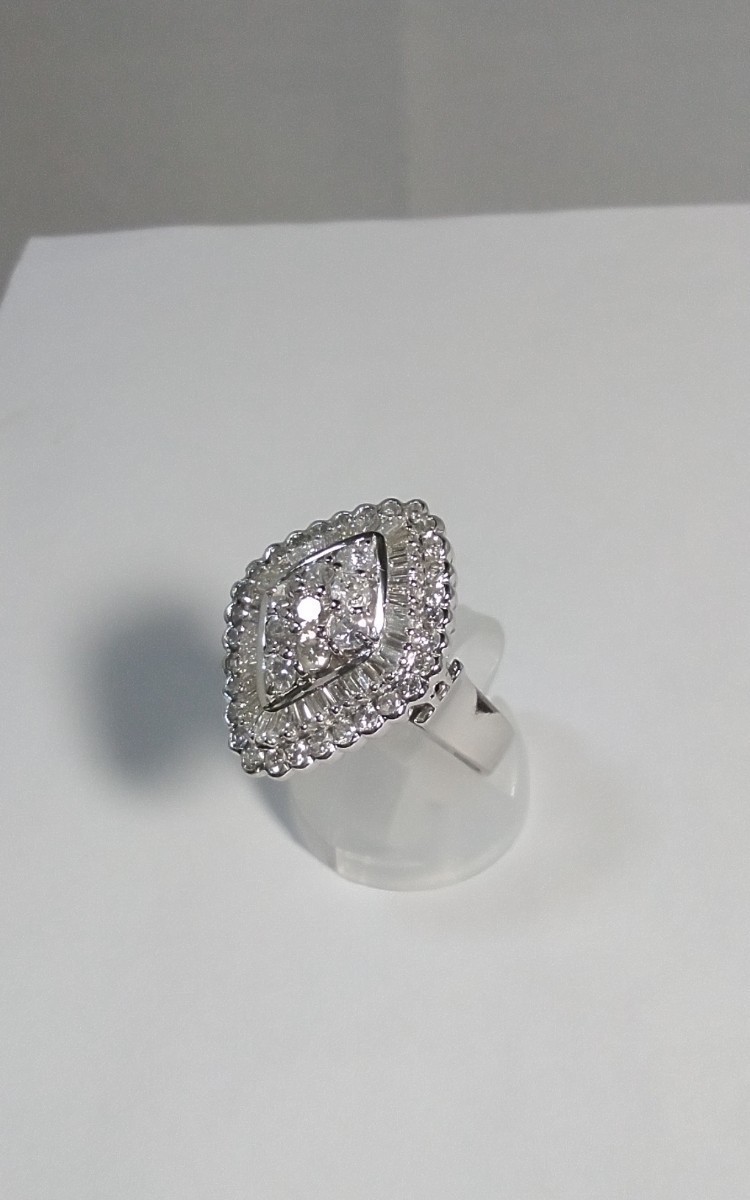 Ptダイヤリング！存在感。2.01ct.。_画像4