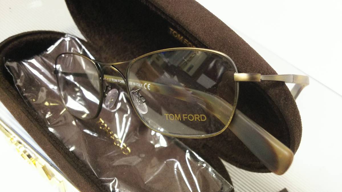 トムフォード 眼鏡 送料無料 税込 新品 TF5366 034 インフィニティシリーズ アンティークゴールド