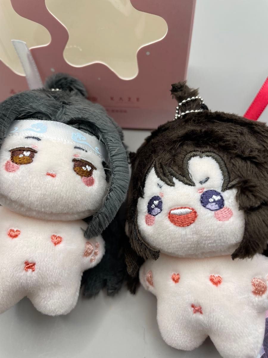 新入荷】ぬいぐるみ 5cm 2個セット 魔道祖師 KAZE 魏無羨 藍忘 新入荷】ぬいぐるみ 5cm 2個セット 魔道祖師 KAZE 魏無羨 藍忘