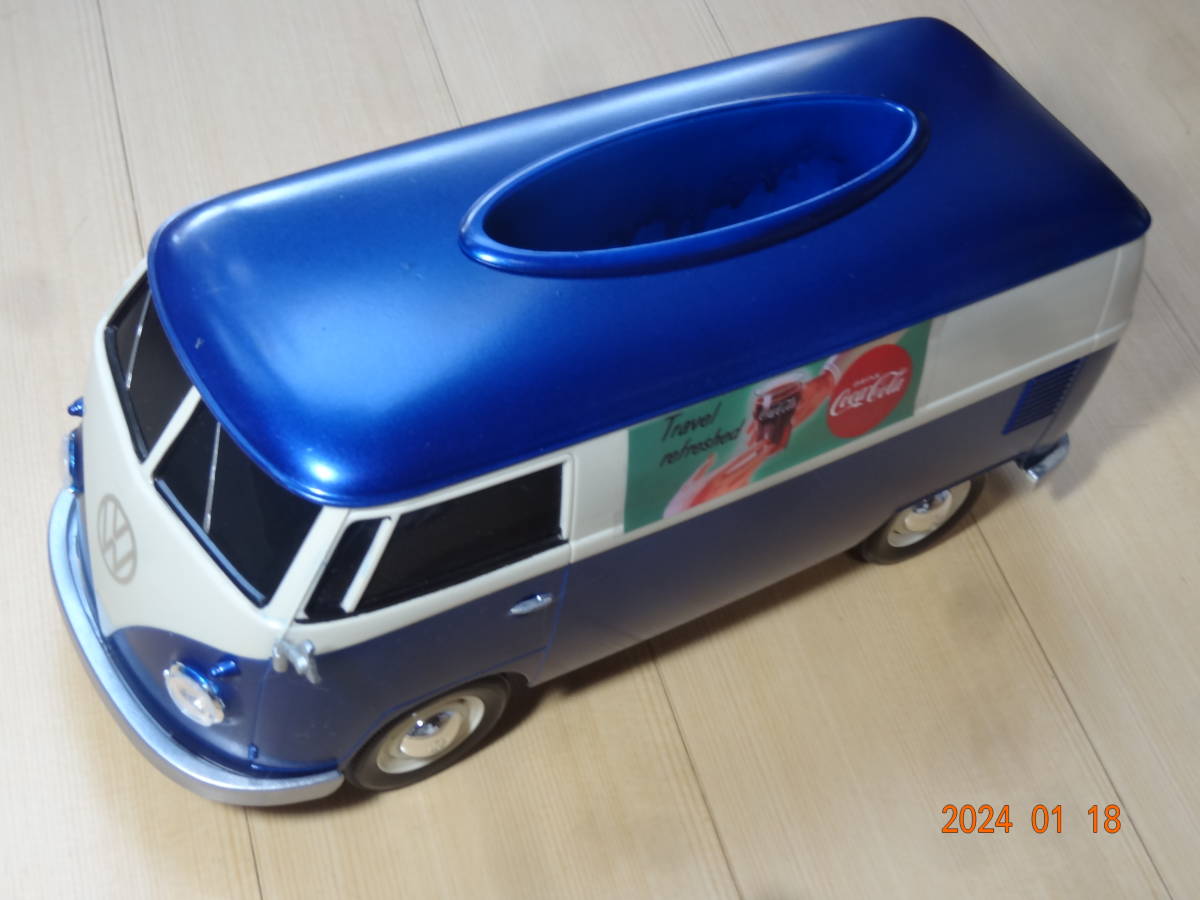  Volkswagen T1 bus type tissue case case potted plant plain. thing . oneself painting did 