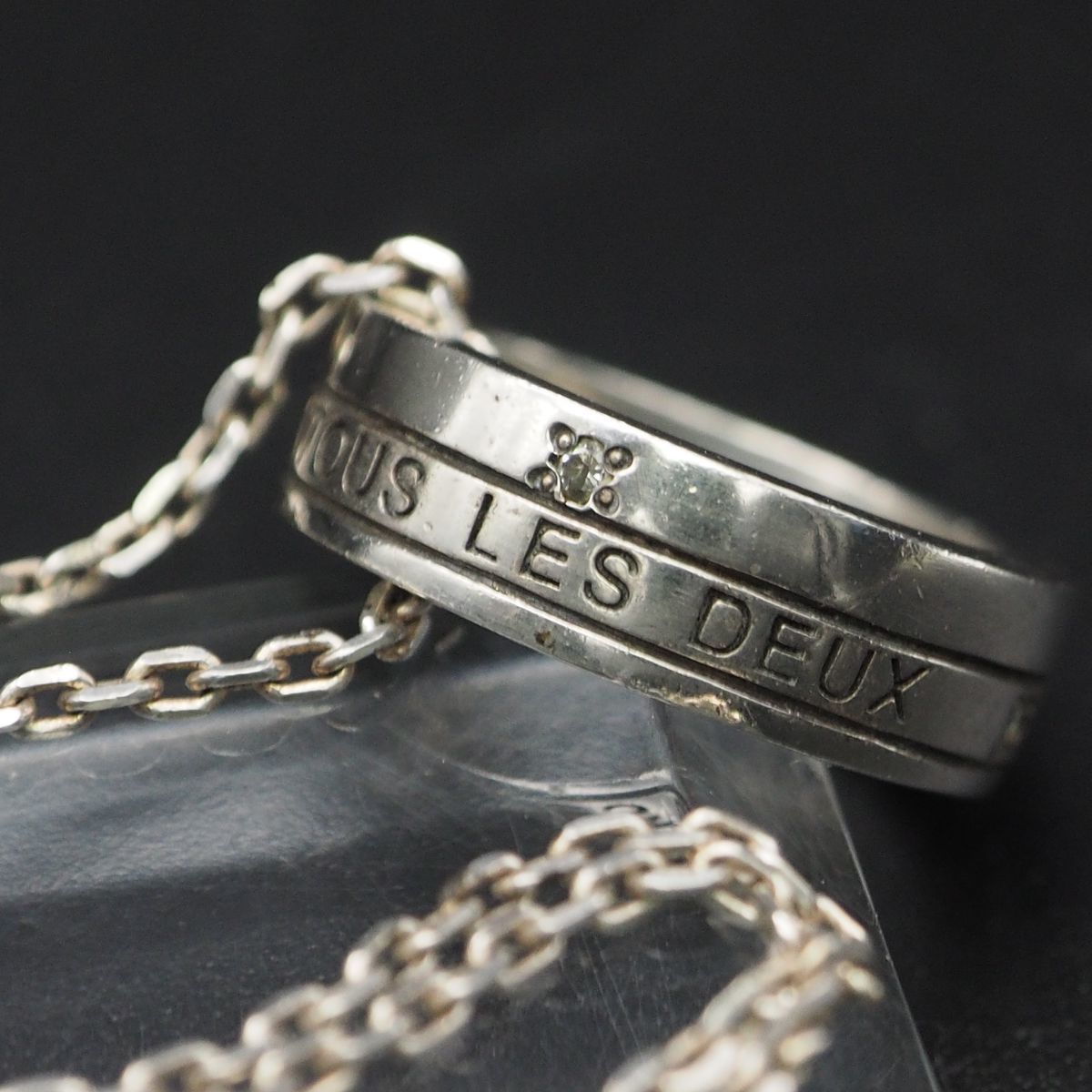 M127 ダイヤモンド 1P TOUS LES DEUX SILVER925刻印 ペンダント M127 ダイヤモンド 1P TOUS LES DEUX SILVER925刻印 ペンダント