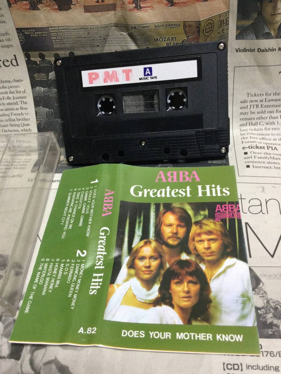 輸入版　 ABBA カセットテープ　 レーベルPMT (used.A)_画像2