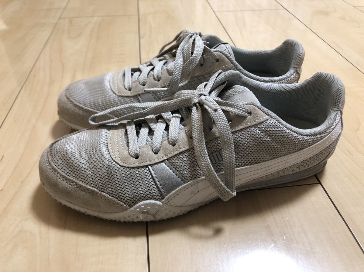 【中古】レディースPUMAスニーカー24cm_画像3