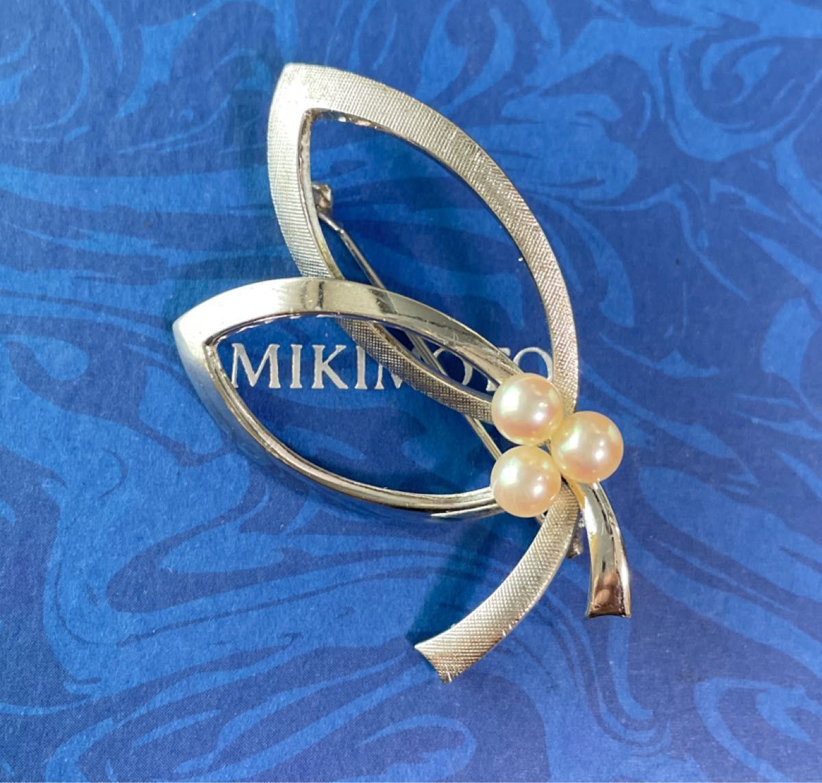 ミキモト ブローチ シルバー MIKIMOTO パールブローチ 入学式 ミキモト ブローチ シルバー MIKIMOTO パールブローチ 入学式