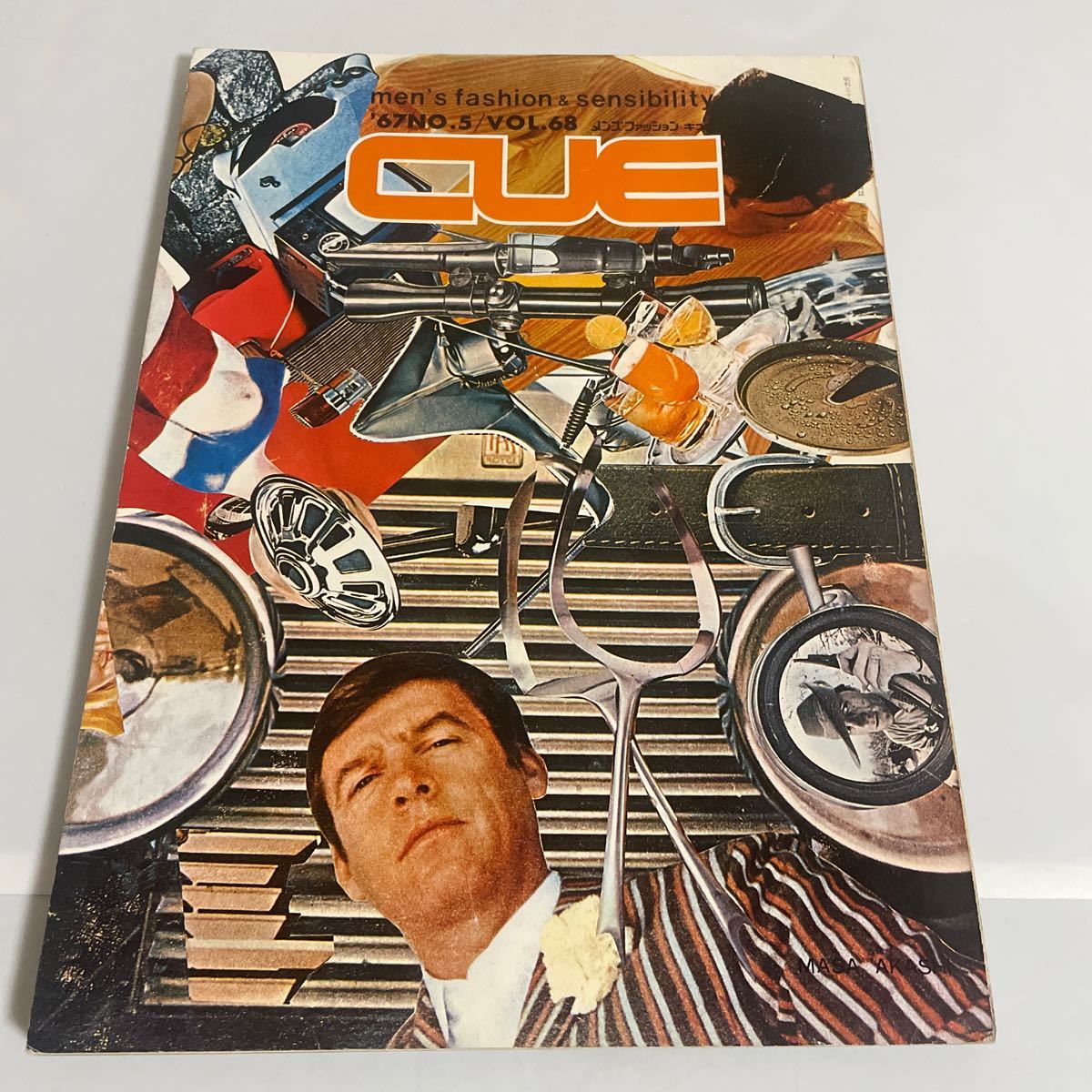 men’s fashion cue メンズ・ファッション・キュー(キュウ) 昭和42年 1967年 12月発行 NO.5 vol.68_画像1