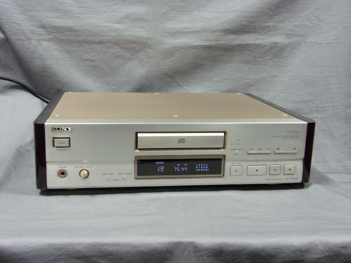 現状お渡し中古品 CDプレーヤー SONY ソニー CDP-777ESA_画像1